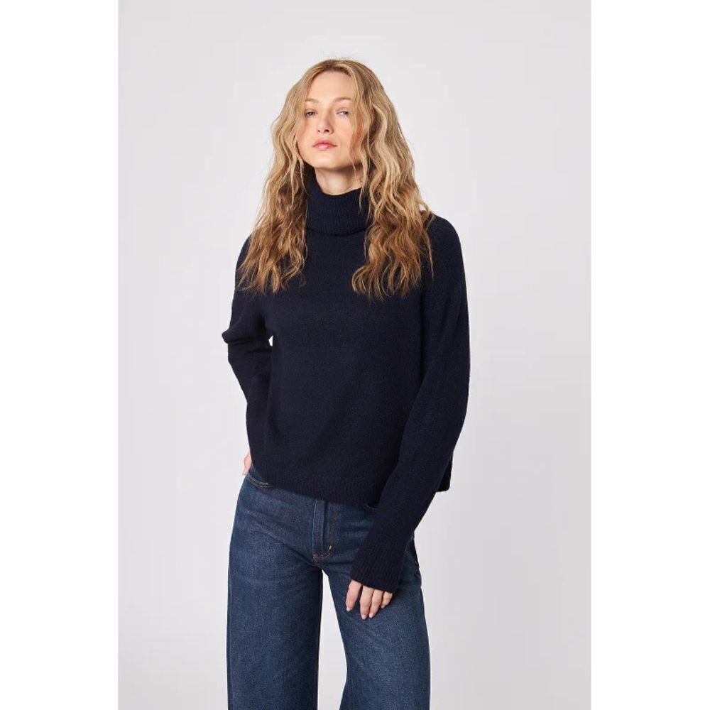 John + Jenn Black Turtleneck Sweater